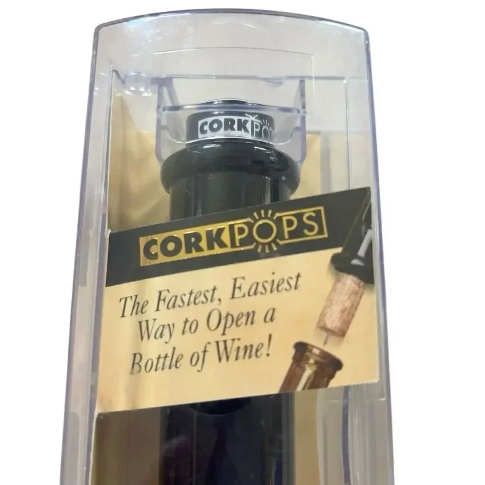 CORK POPS Wine Bottle Opener With Partial Cartridge